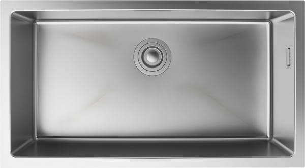 S439-U730 Under-mount sink 730 incl. manual drain kit