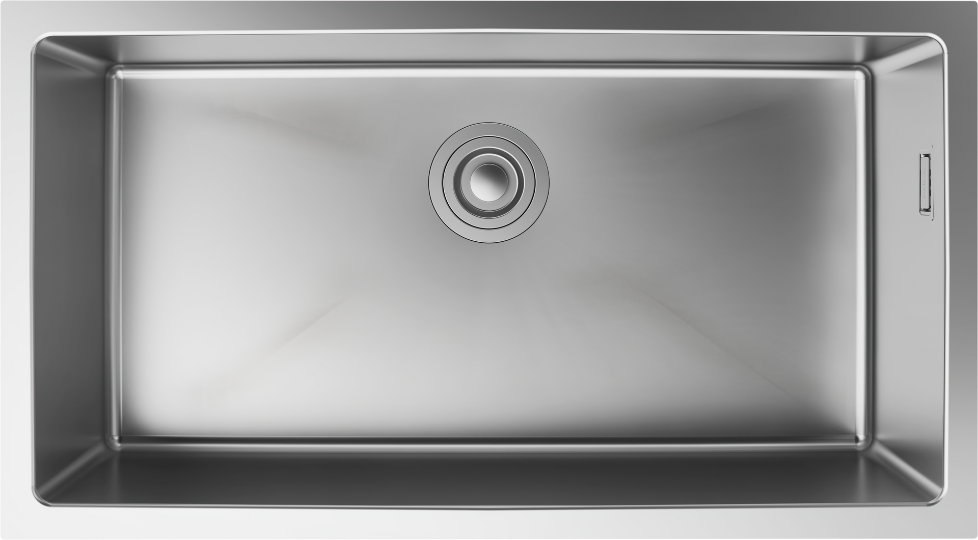 S439-U730 Under-mount sink 730 incl. manual drain kit