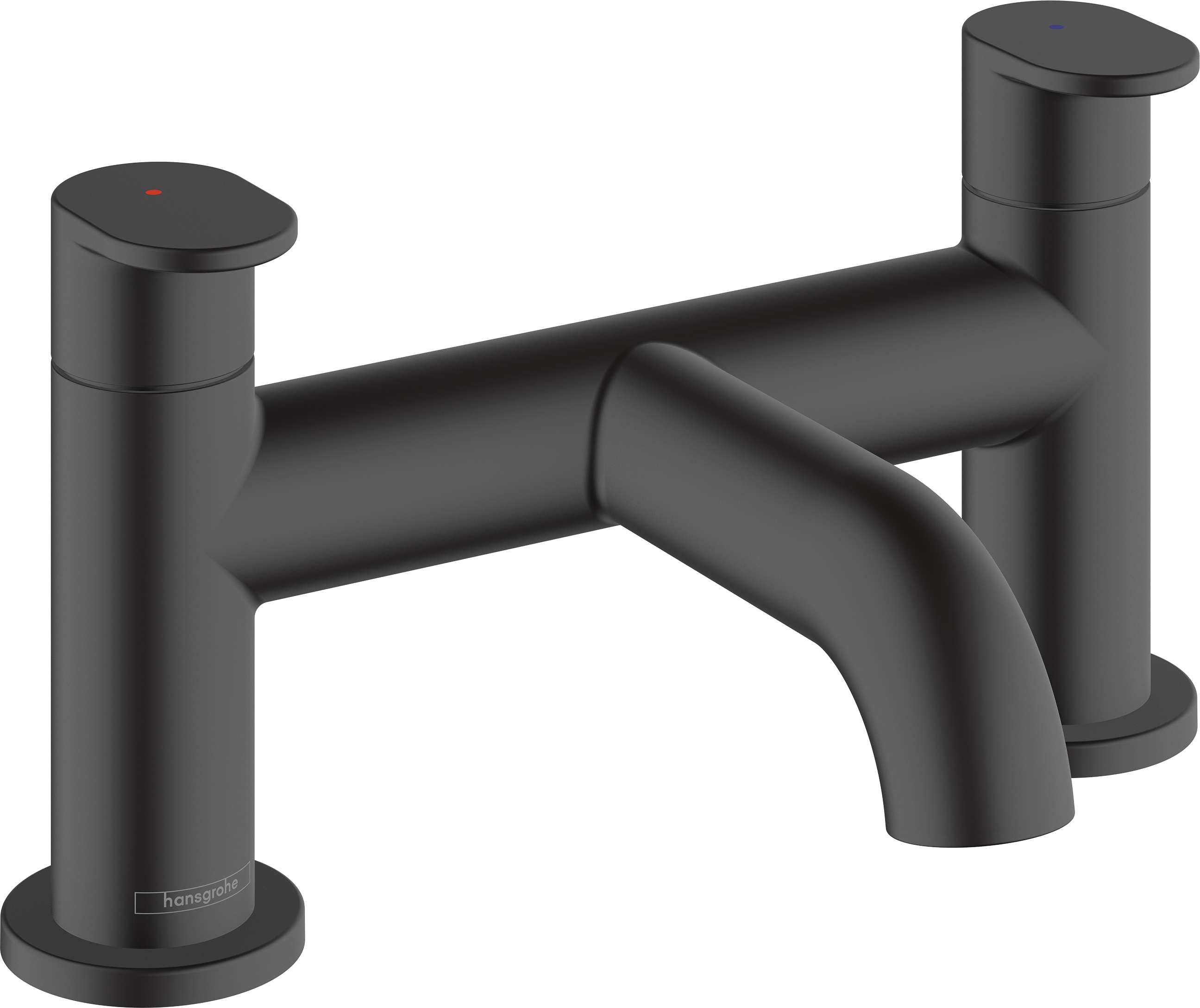 2-hole rim mounted bath mixer