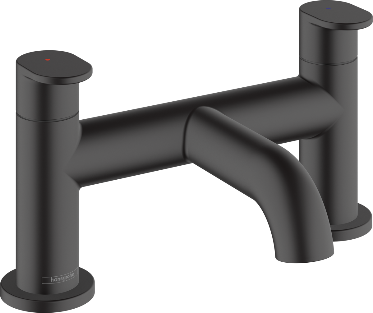 Vernis Blend Смесители для ванны: 1 потребитель, матовый черный, Арт ...