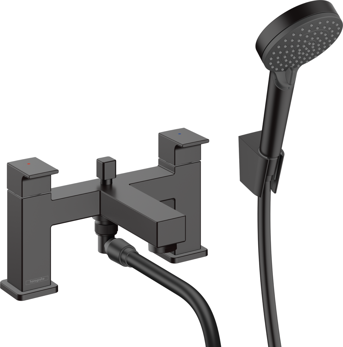 Vernis Shape Смесители для ванны: 2 потребителя, матовый черный, Арт ...