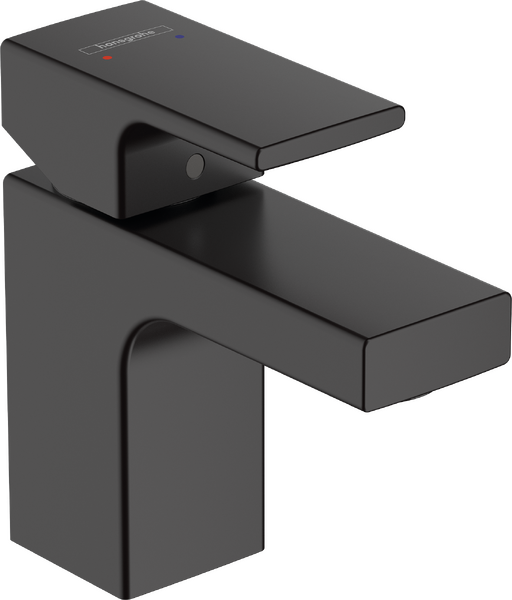 Single lever basin mixer 70 with isolated water conduction without waste set Matt Black