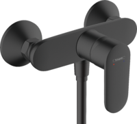 Single lever shower mixer for exposed installation