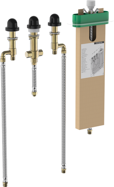 Innbyggingsdel til 4-hulls armatur til karkant