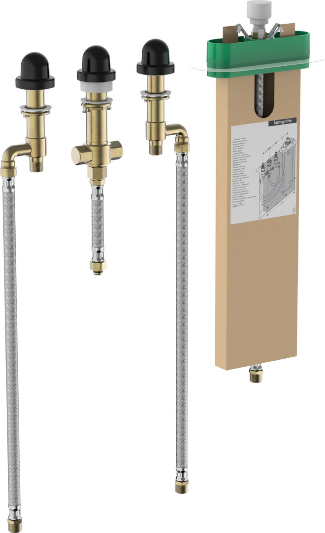 Základní těleso pro 4otvorovou baterii na okraj vany