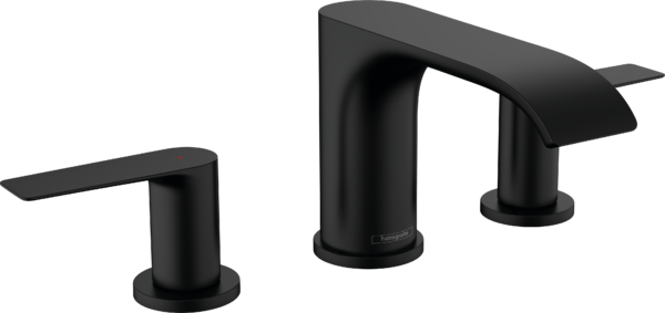 Miješalica za umivaonik s 3 otvora 90 s odvodnim setom sa šipkom za zatvaranje