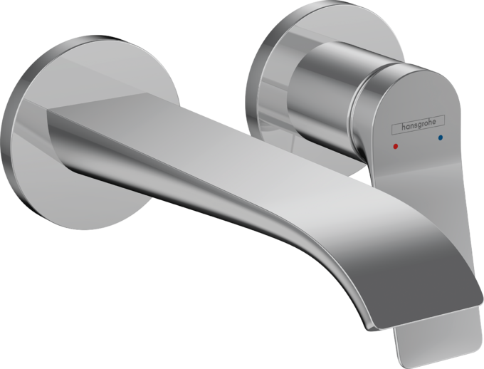 Single lever basin mixer for concealed installation wall-mounted with spout 19