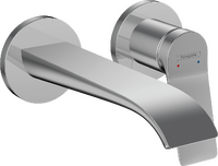 Einhebel-Waschtischmischer Unterputz für Wandmontage mit Auslauf 19,2 cm