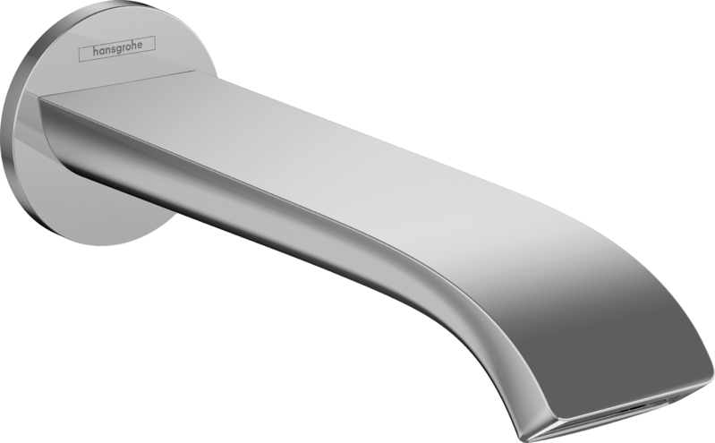 Hansgrohe Bath Fillers Vivenis Spout Item No 75410000 Int - Hansgrohe Wall Mounted Bath Spout