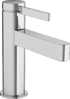 Single lever basin mixer 100 with push-open waste set