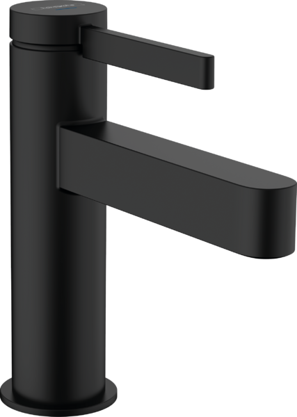 Servantehane 100 til koldt vand uden bundventil Mat sort