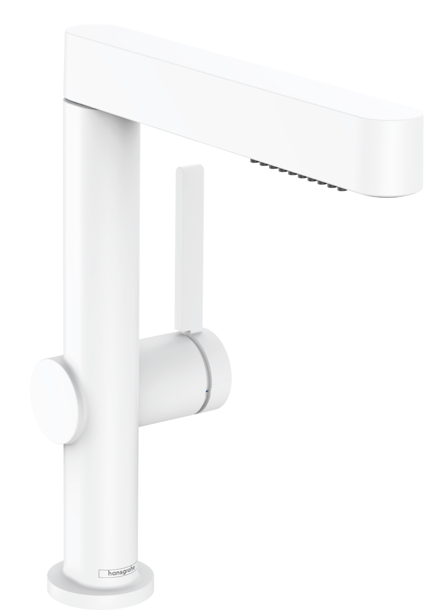 Single lever basin mixer 230 with pull-out spray