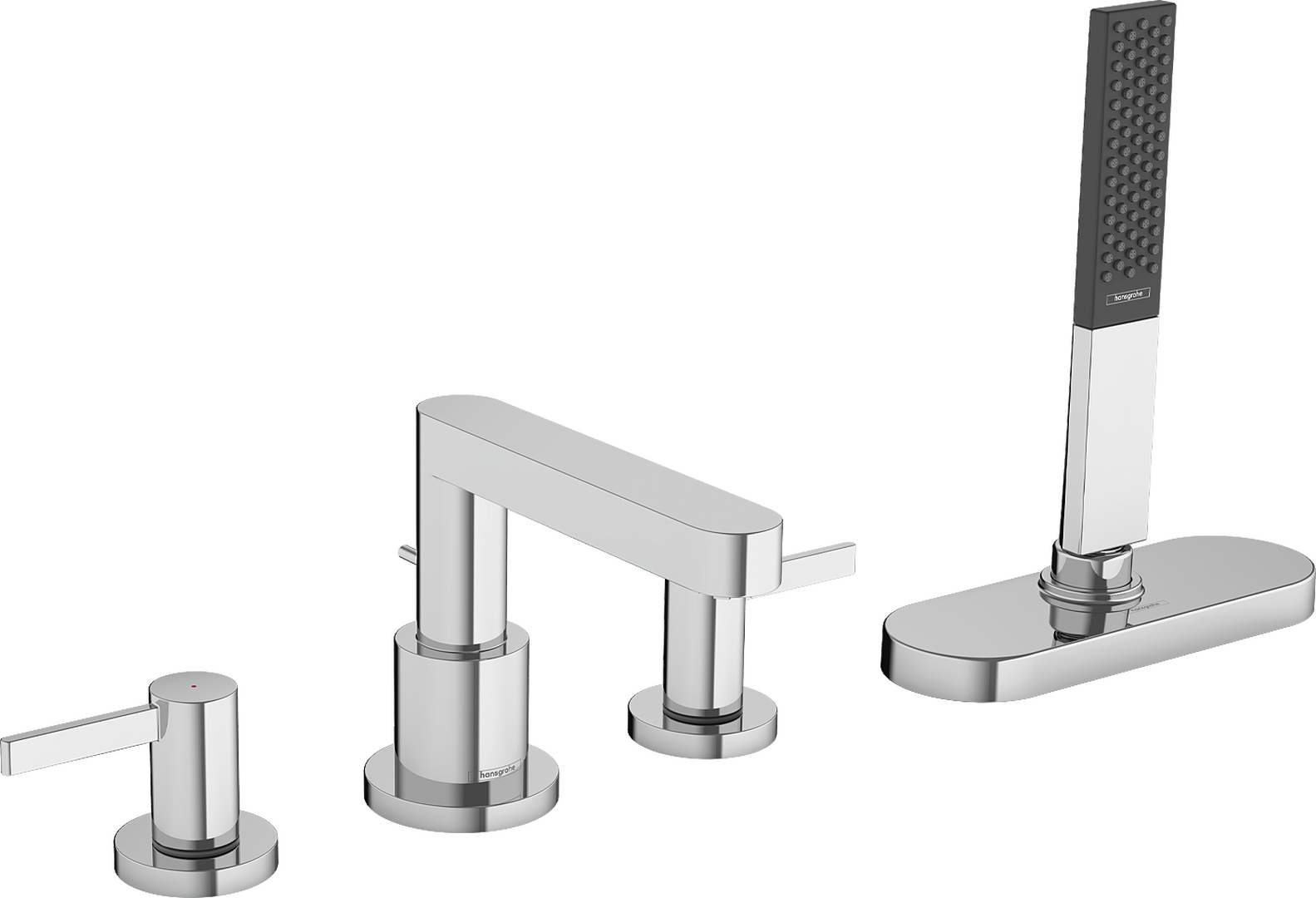 Miješalica za rub kade s 4 otvora sa sBox-om