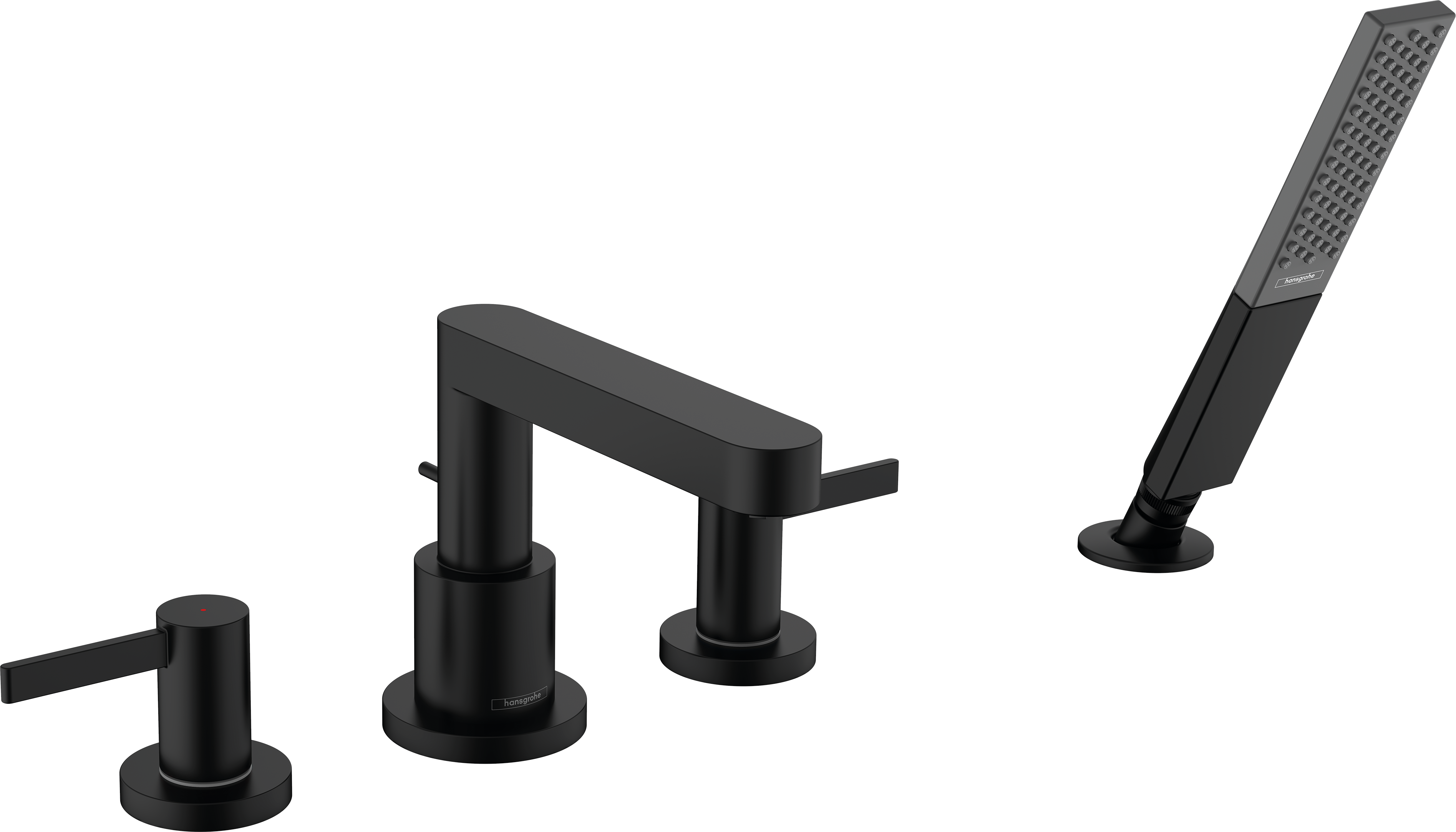 4-Hole Roman Tub Set Trim with 1.75 GPM Handshower