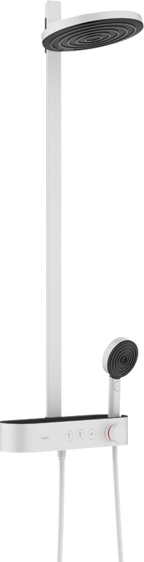 shower door glass black