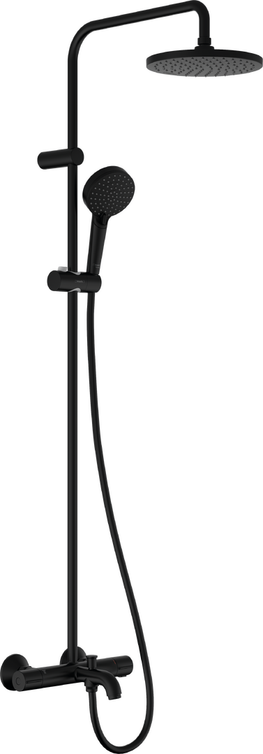 Showerpipe 200 1jet with bath thermostat