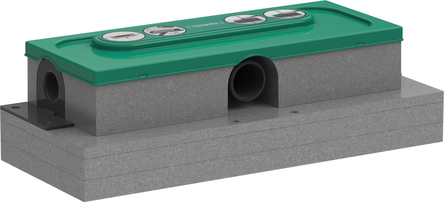 hansgrohe Grundkörper Duschrinnen: uBox universal, Grundkörper