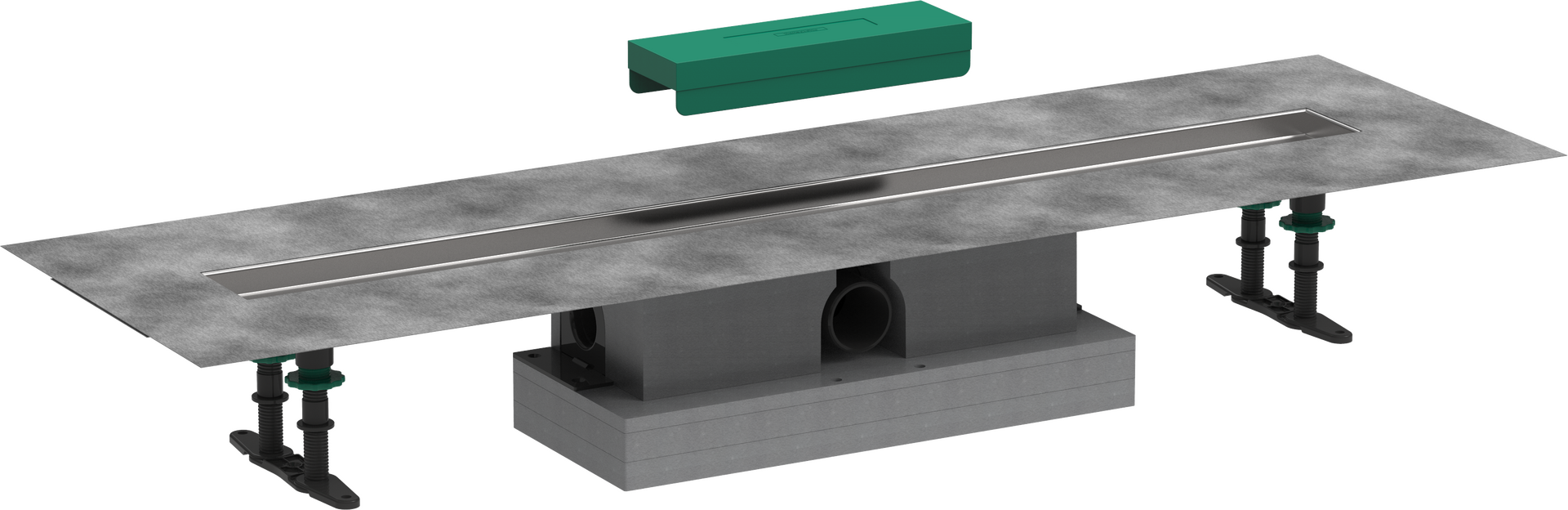 Set completo per installazione standard 900 per canaline doccia