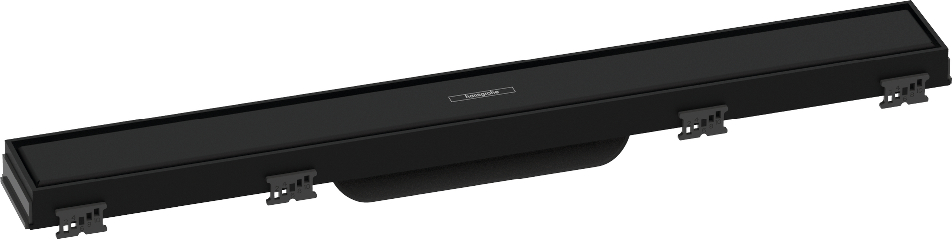 Vrchná súprava sprchového žľabu 600 s výškovo nastaviteľným rámom