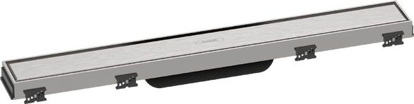 Fertigset Duschrinne 600 mit höhenverstellbarem Rahmen