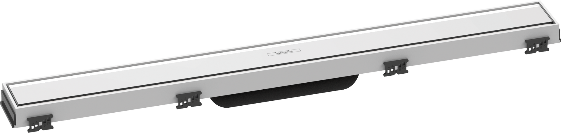 Desagüe lineal de ducha 700 tapa posterior alicatable con marco de altura ajustable