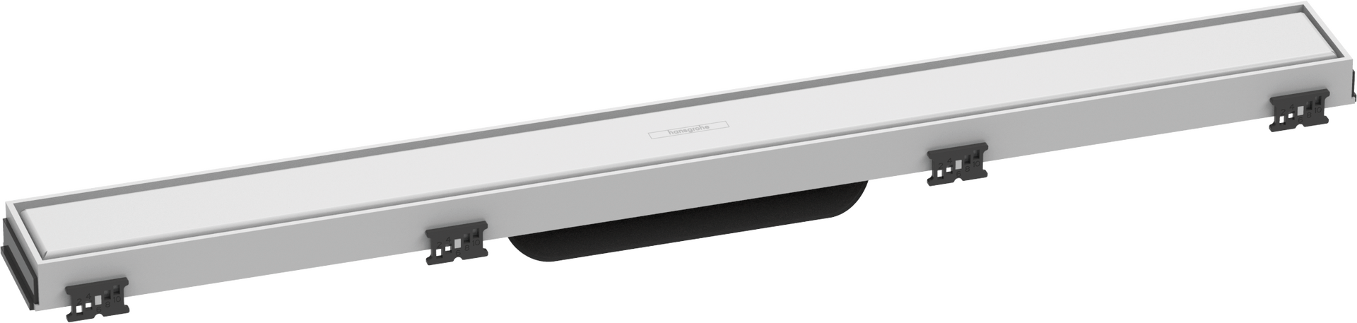 Fertigset Duschrinne 700 mit höhenverstellbarem Rahmen