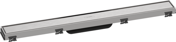 Fertigset Duschrinne 700 mit höhenverstellbarem Rahmen