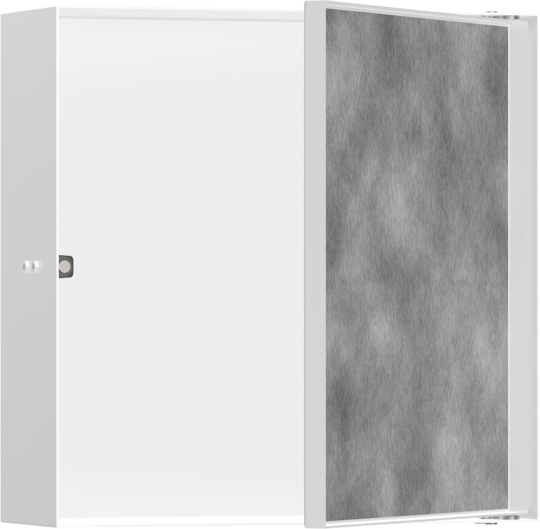 Wall niche with tileable door 300/300/100