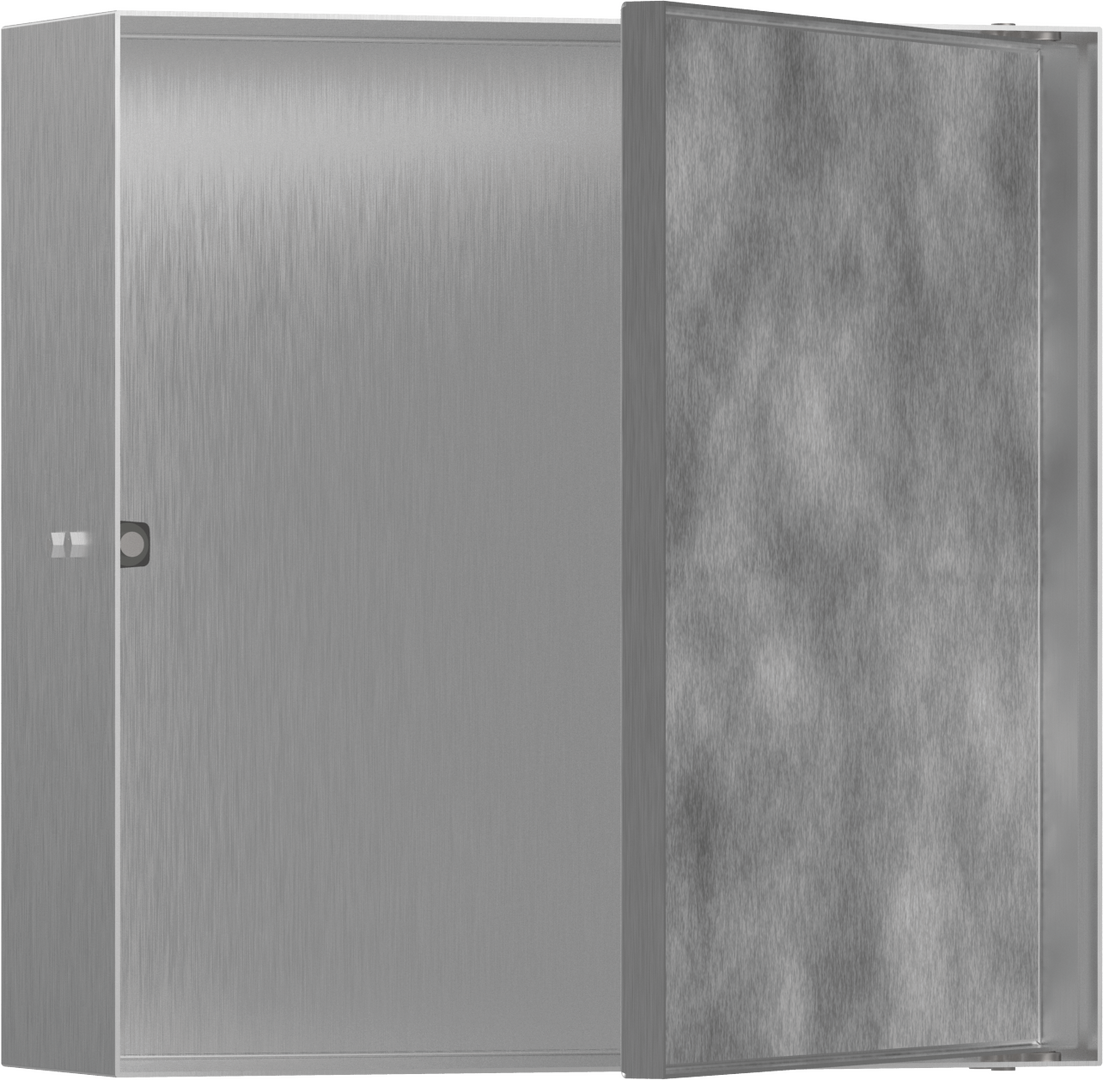 Wall niche with tileable door 300/300/100