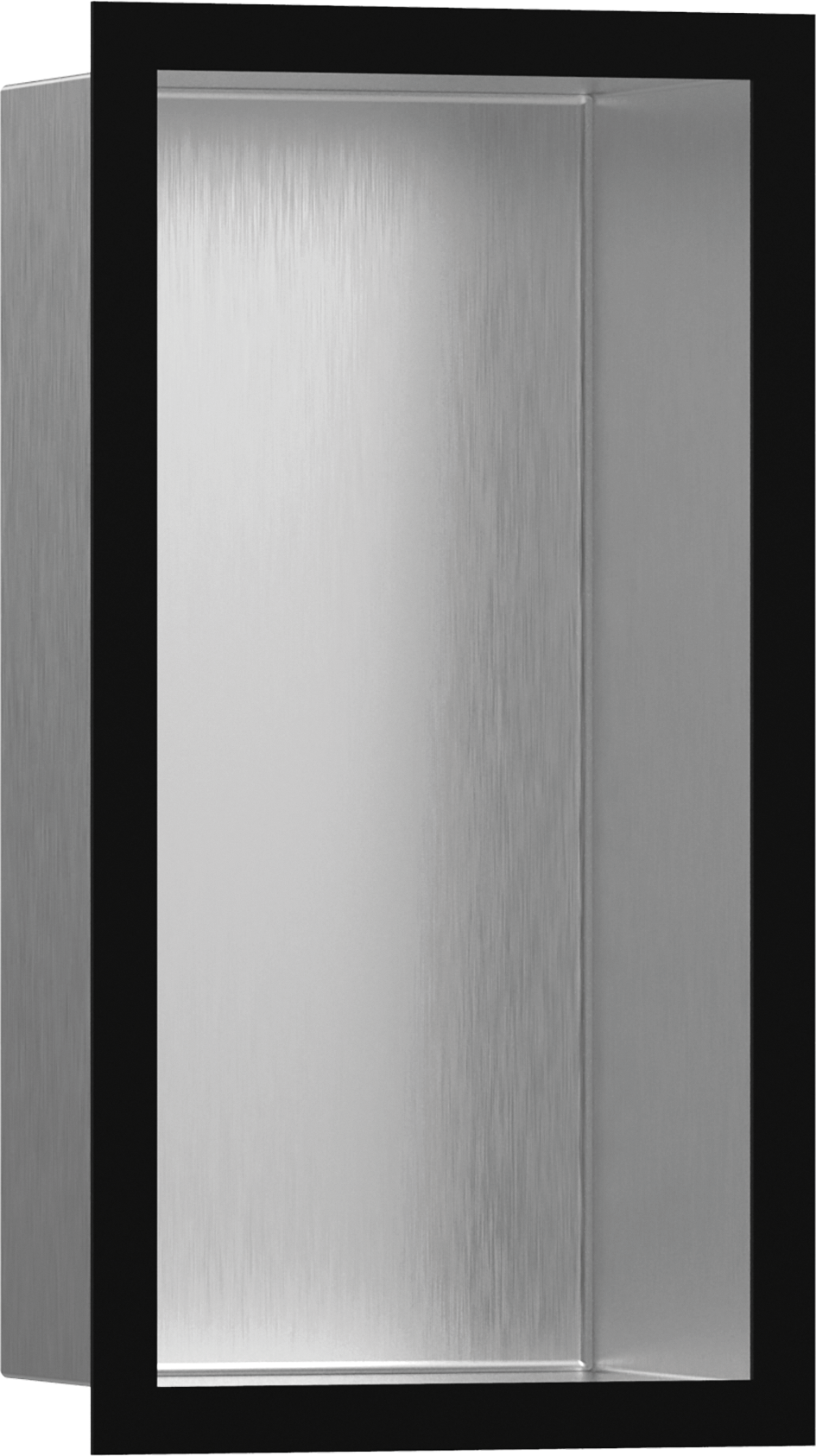 Wall niche Brushed Stainless Steel with design frame 300/150/100