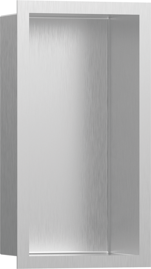 Zidna niša - brušeni nehrđajući čelik s dizajnerskim okvirom 300/150/100