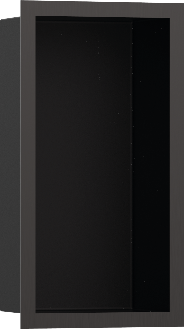 Wall niche Matt Black with design frame 300/150/100