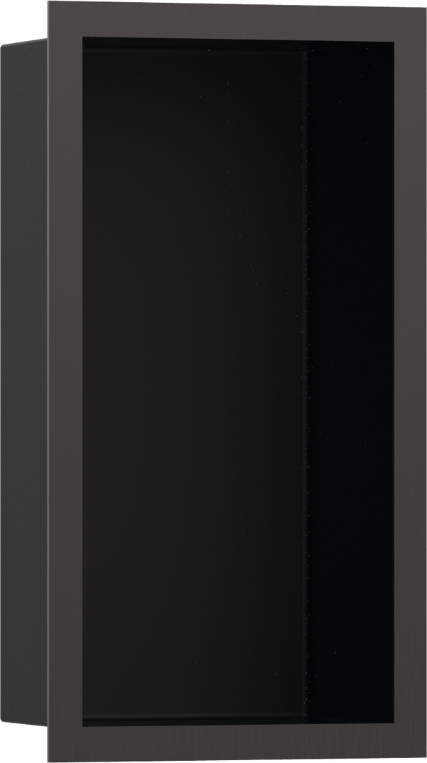 Wall Niche Matte Black with Design Frame 12"x 6"x 4"