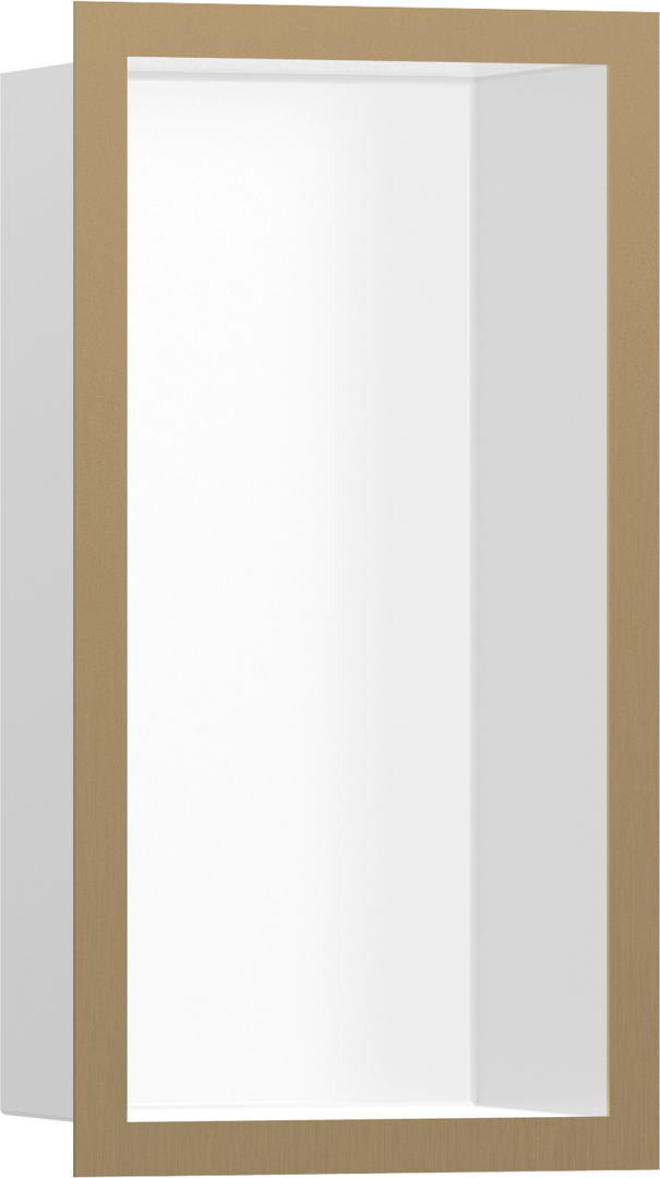 Wall Niche Matte White with Design Frame 12"x 6"x 4"