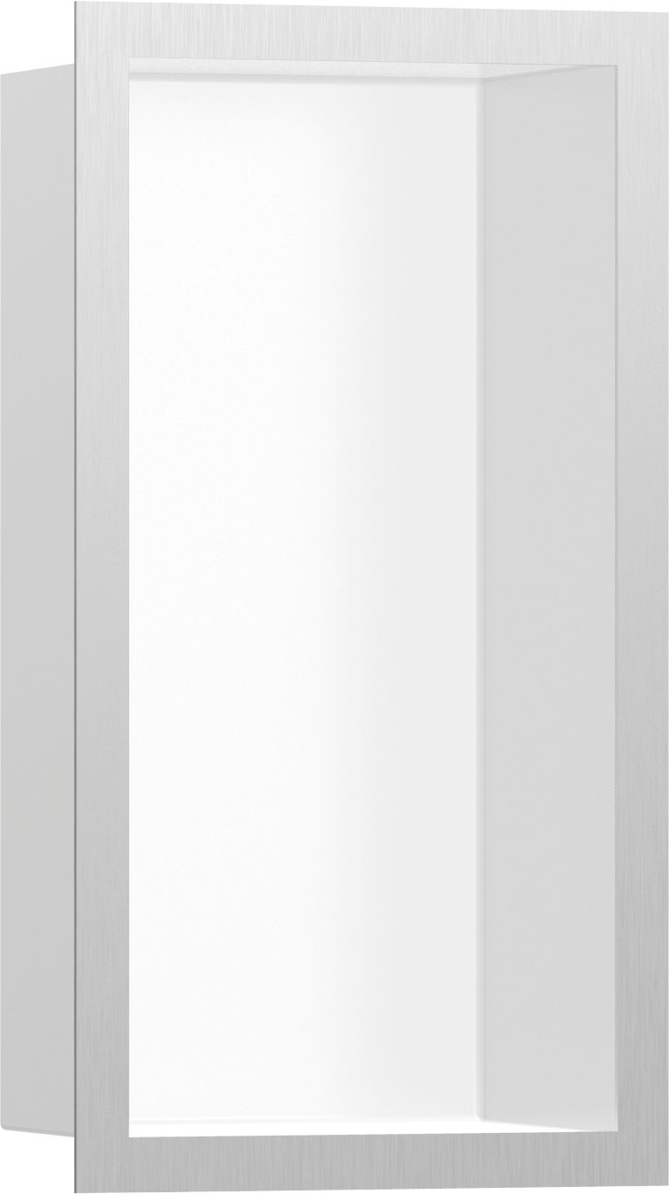 Nicchia ad incasso Bianco opaco con cornice 300/150/100