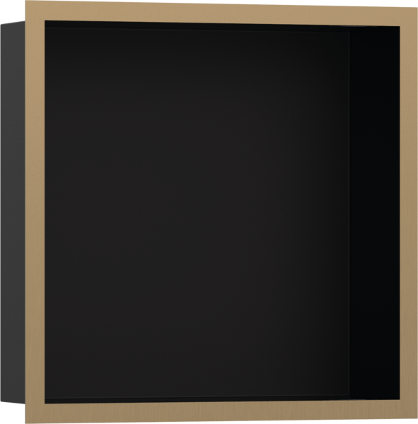 Niche murale 300/300/100 noir mat avec cadre design
