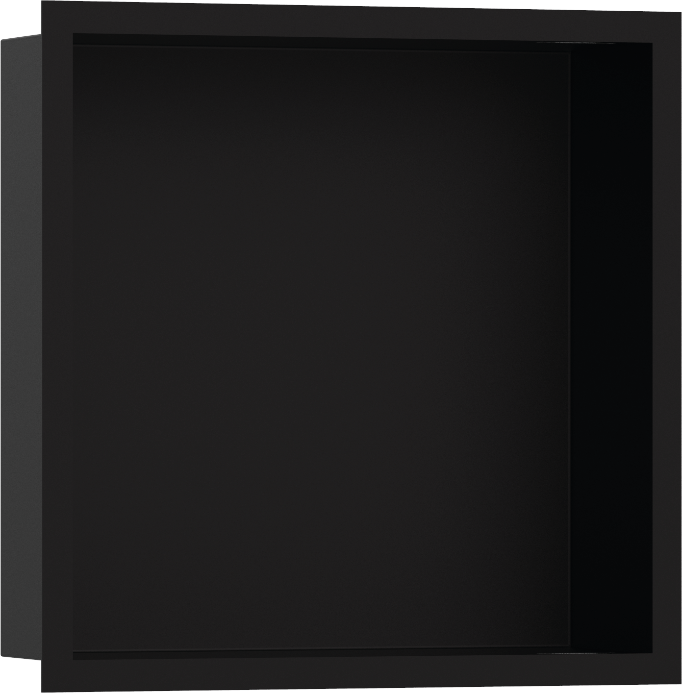 Niche murale 300/300/100 noir mat avec cadre design