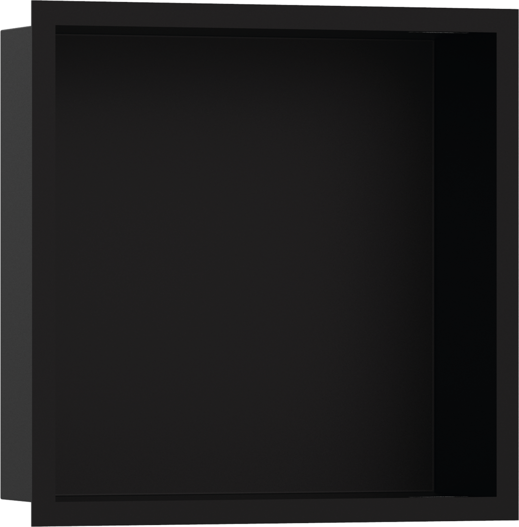 Wandnische Mattschwarz mit Designrahmen 300/300/100