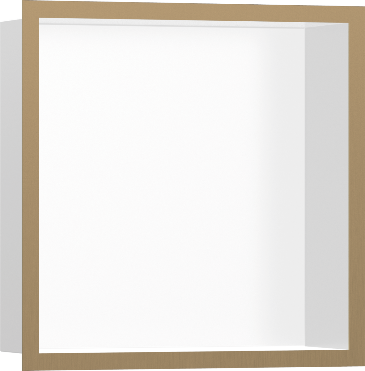 Wall niche Matt White with design frame 300/300/100