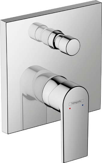 Washbasin Mixers: Vernis Shape, Single Lever Basin Mixer For Concealed Installation Wall Mounted With Spout 20 4 Cm 71578007