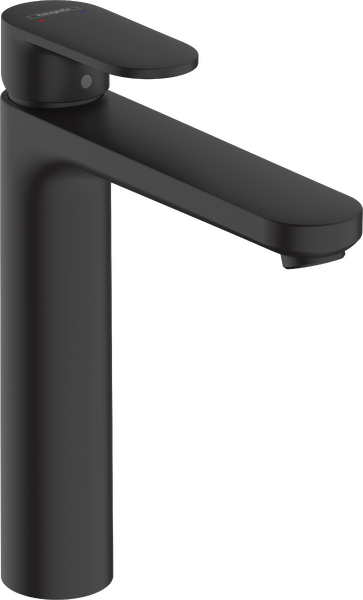 Mezclador monomando de lavabo 190 sin vaciador automático Negro mate