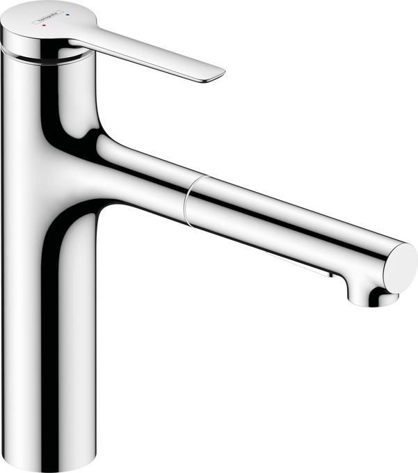 hansgrohe Mitigeurs de cuisine: Zesis M33, Mitigeur cuisine 160, douchette  extractible, 2jet, N° article 74801000