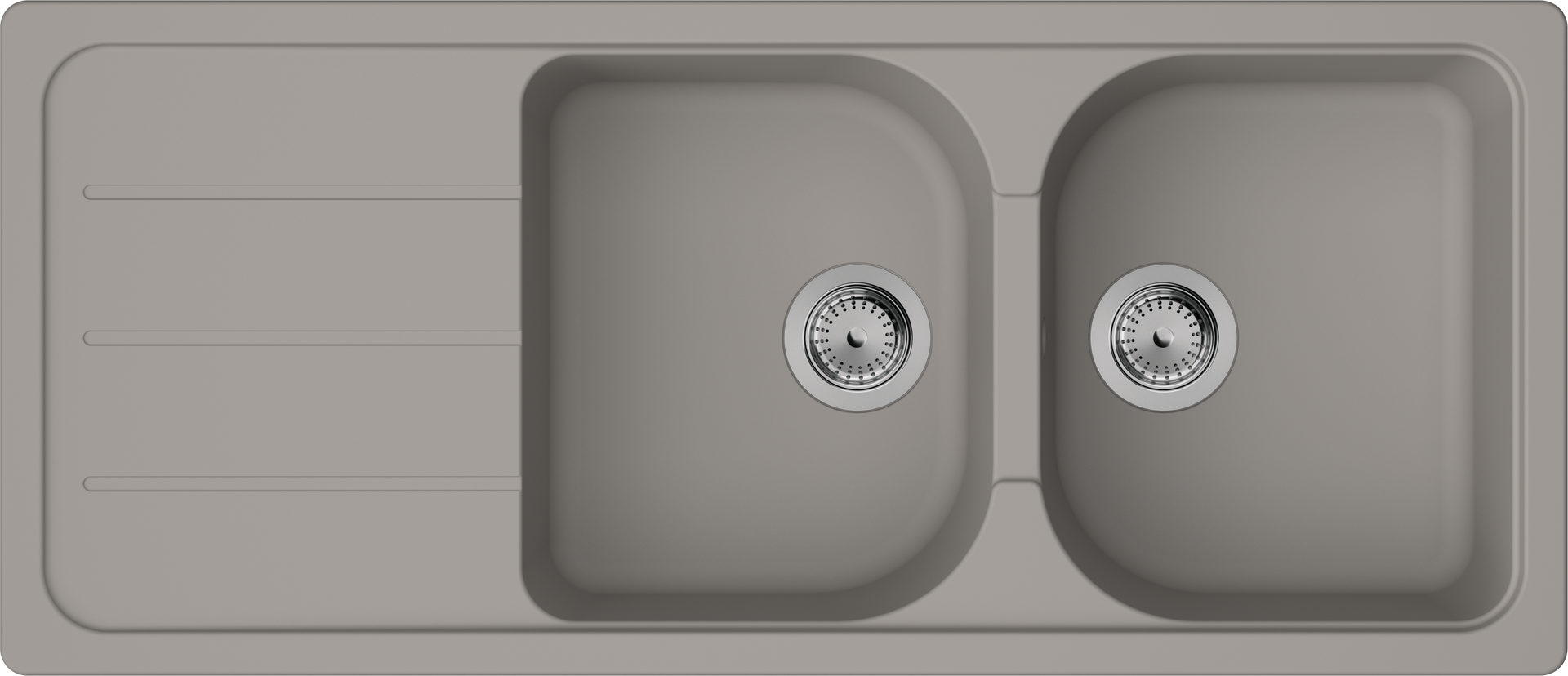 S520-F735 Built-in sink with automatic waste set