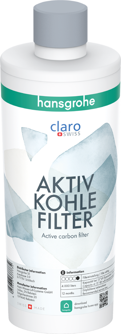 Filterpatron med aktivt kull