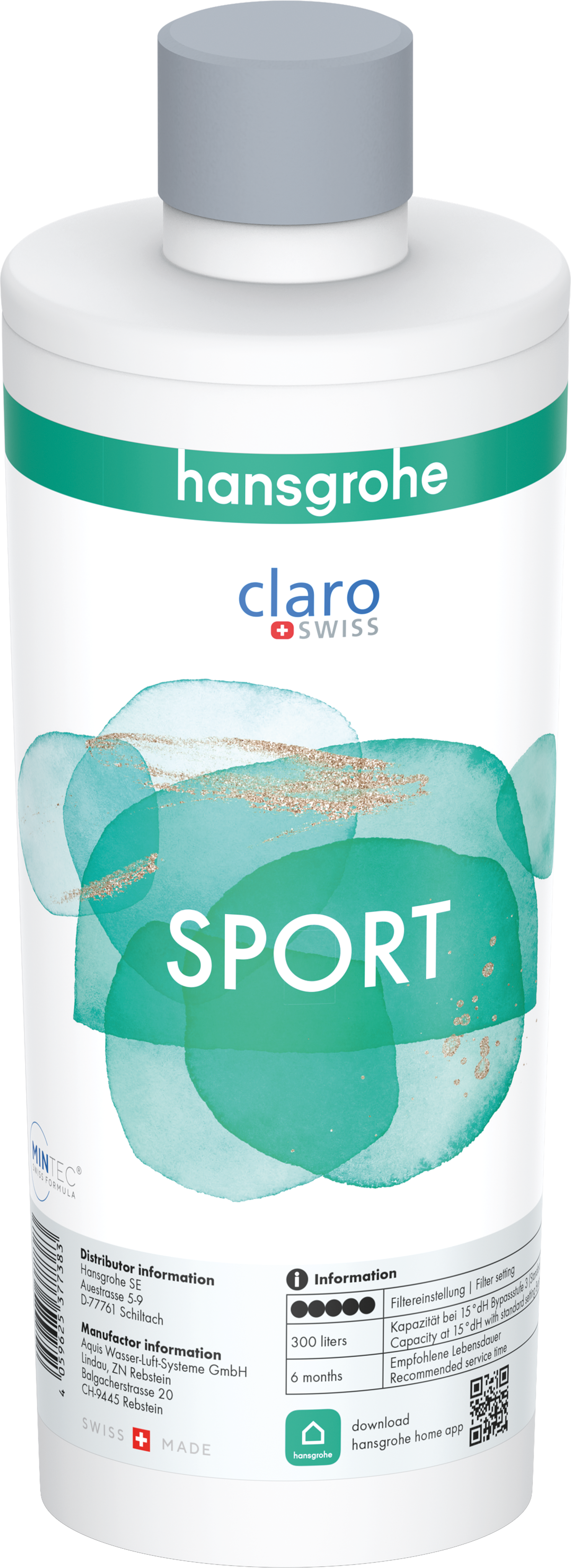 Mineralisation and filter Sport