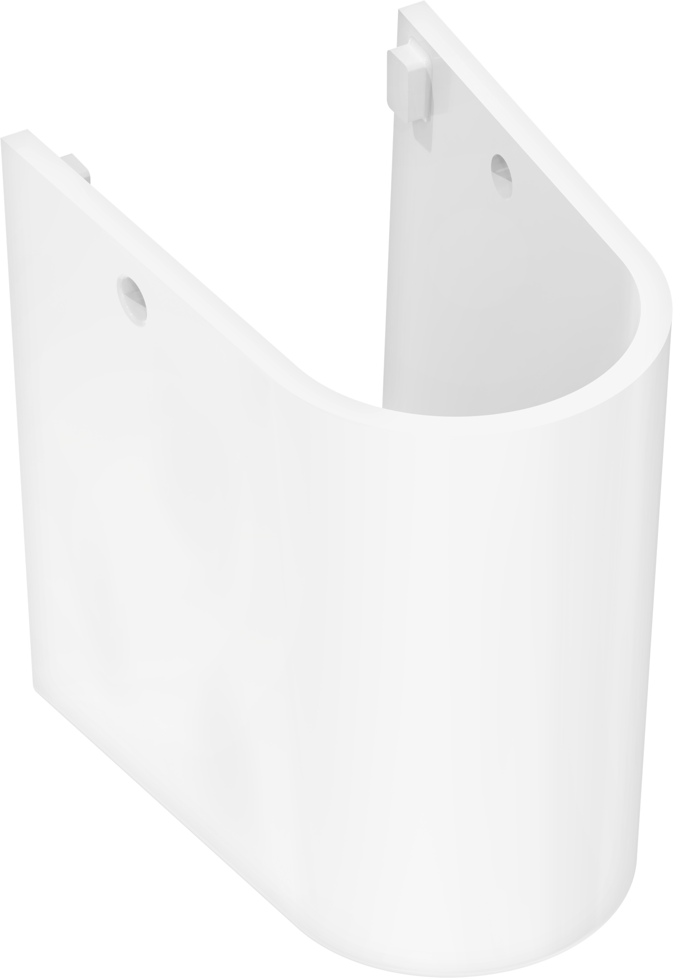 Half pedestal for wash basin