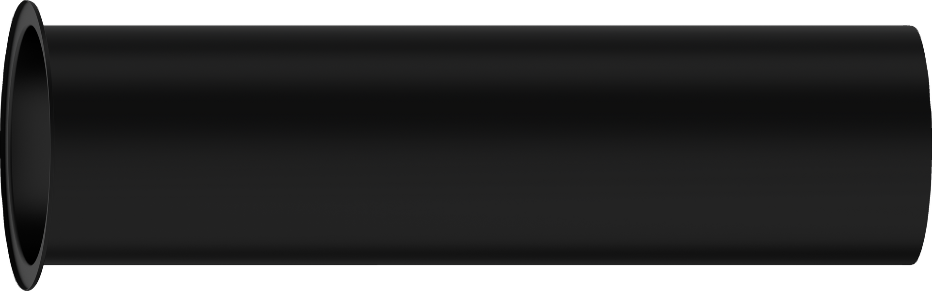 Straight pipe 30 cm with rim