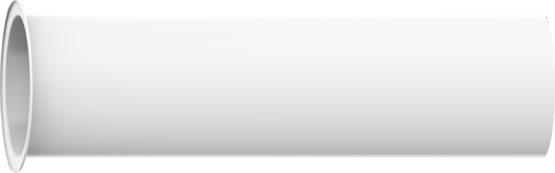 Straight pipe 30 cm with rim