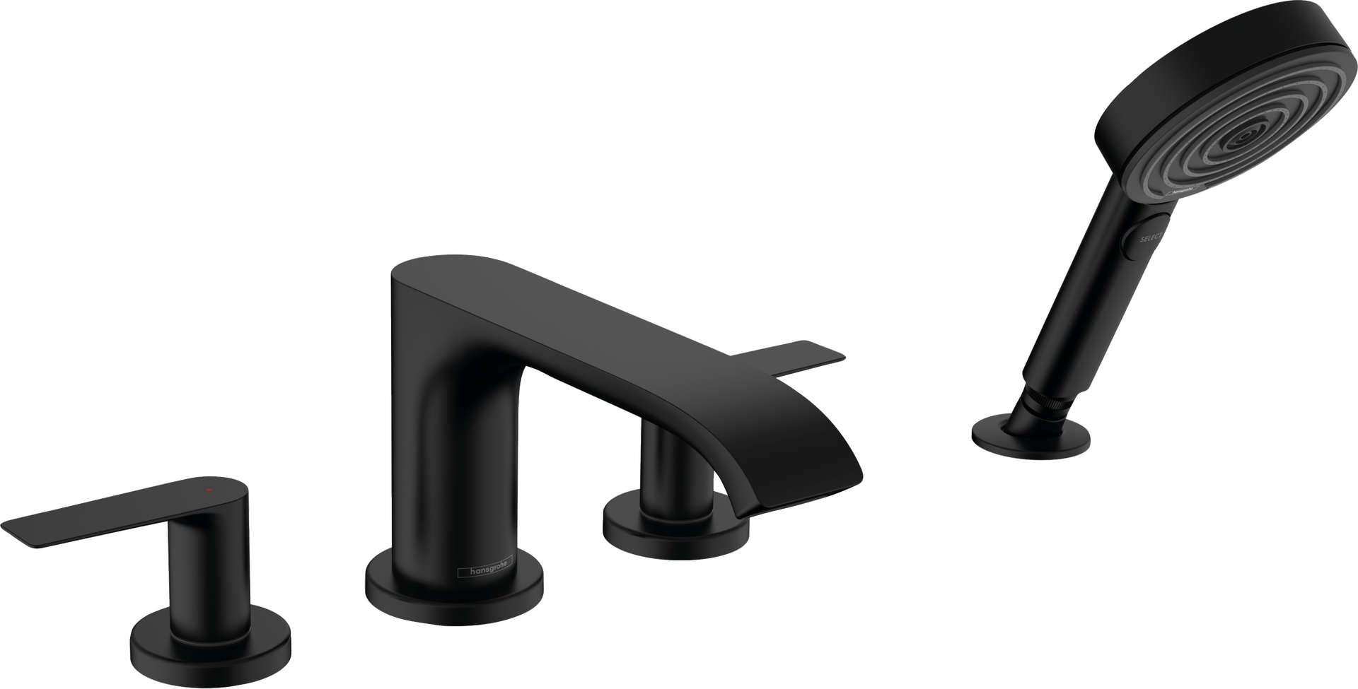 4-Hole Roman Tub Set Trim with 1.75 GPM Handshower