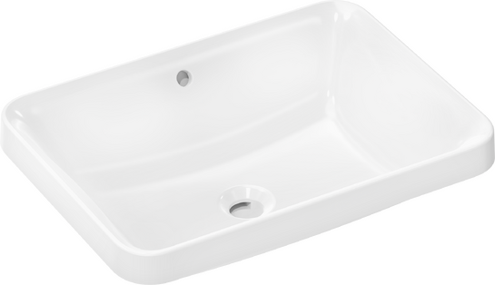 hansgrohe Washbasins: Xuniva Q, Above counter basin 550/450 with